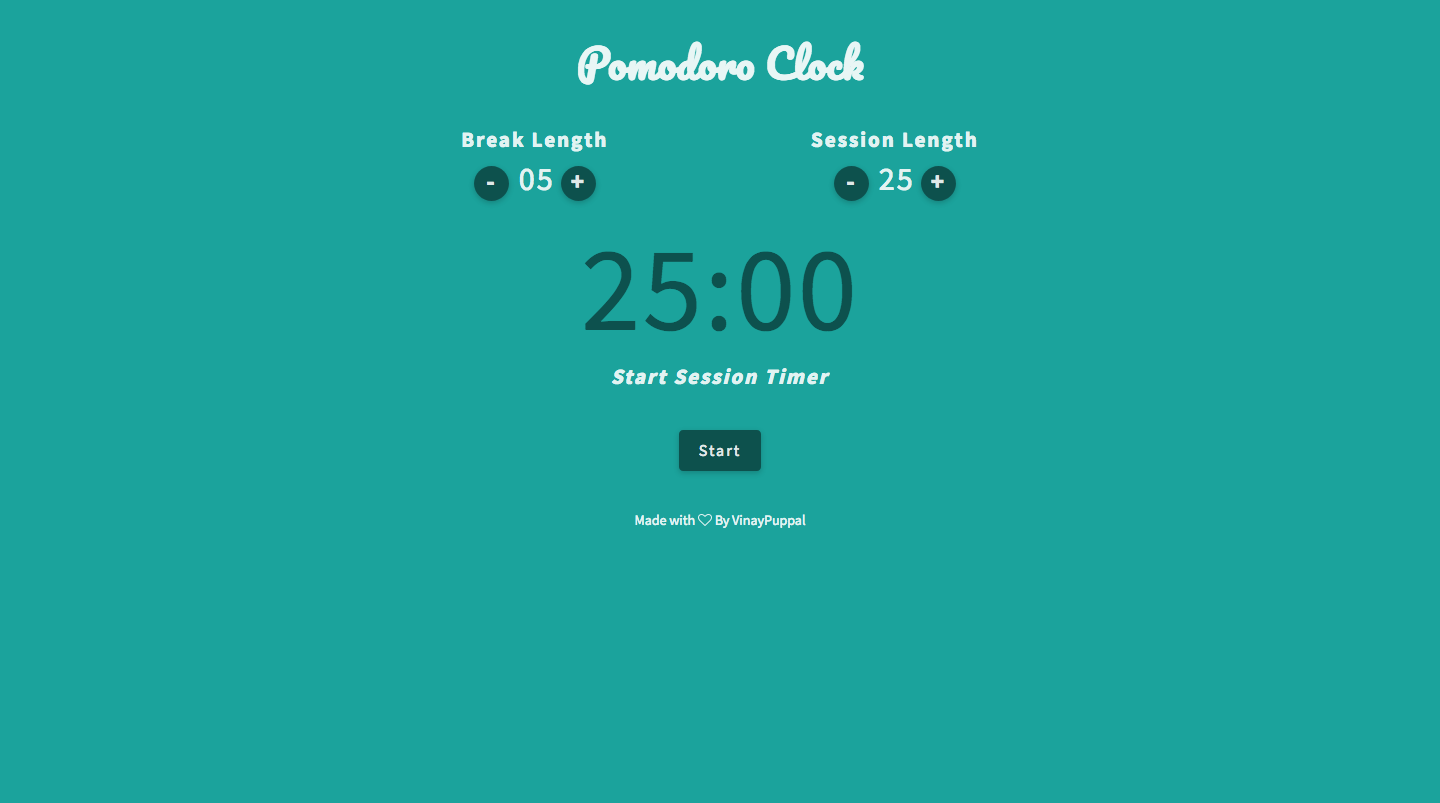 Pomodoro Clock