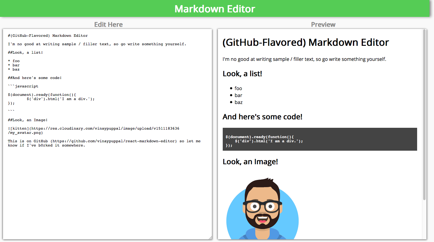 Markdown Editor