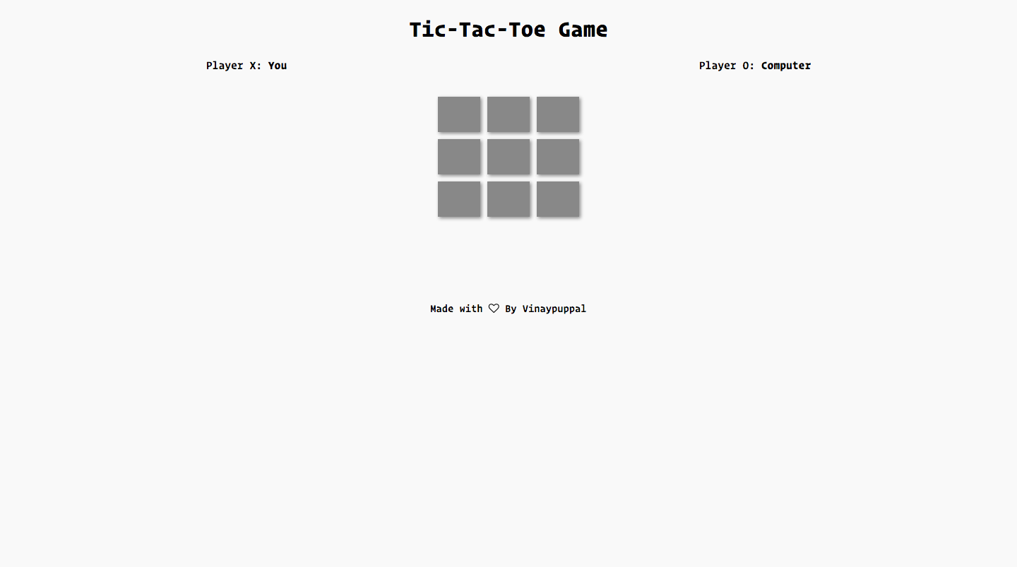 Tic-Tac-Toe Game