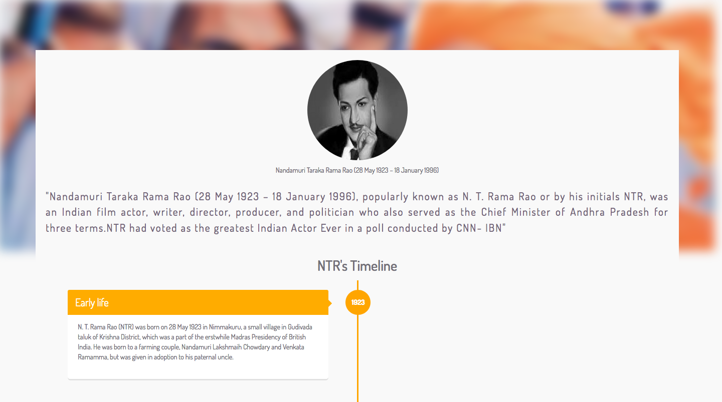 Tribute Page