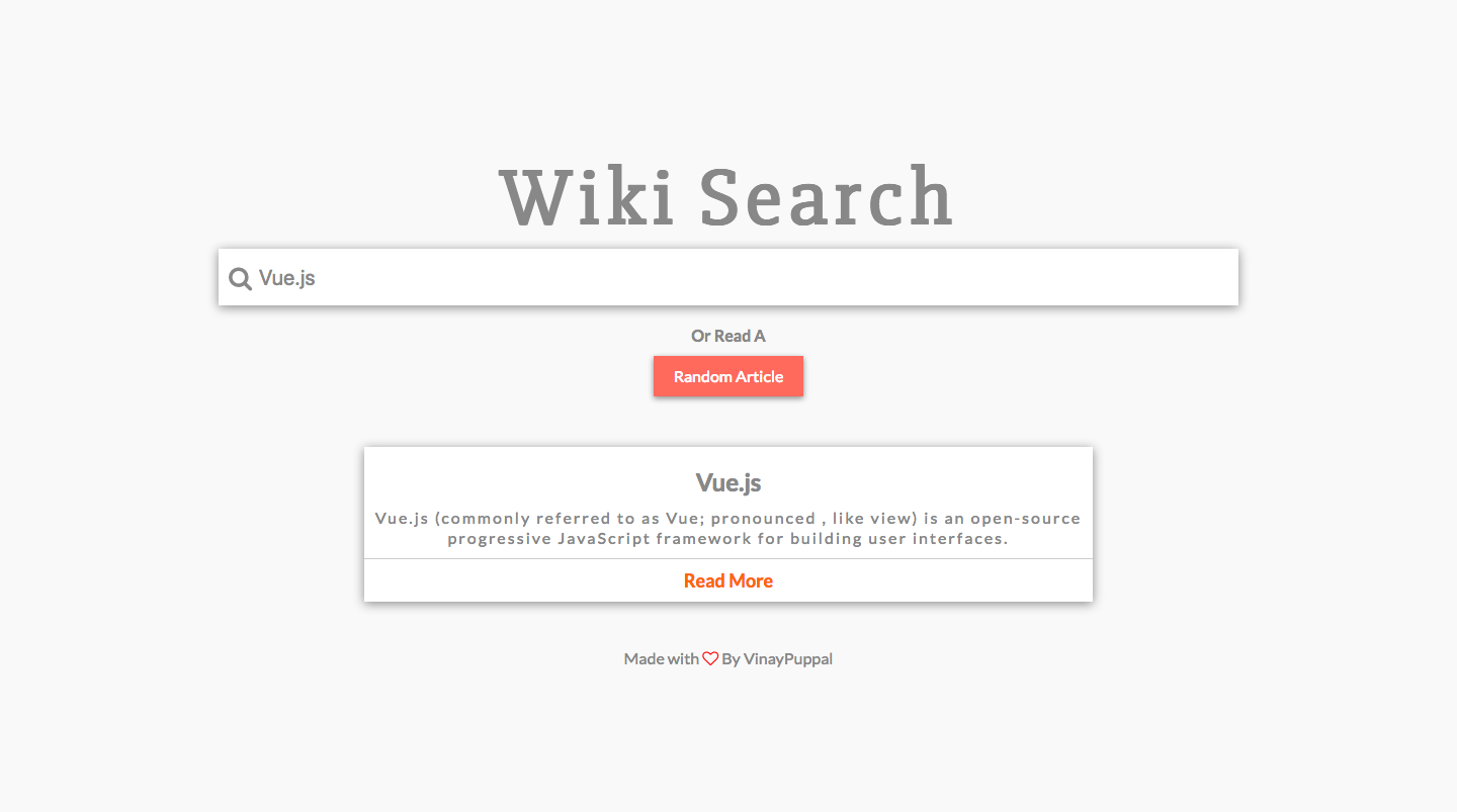 Wiki Search